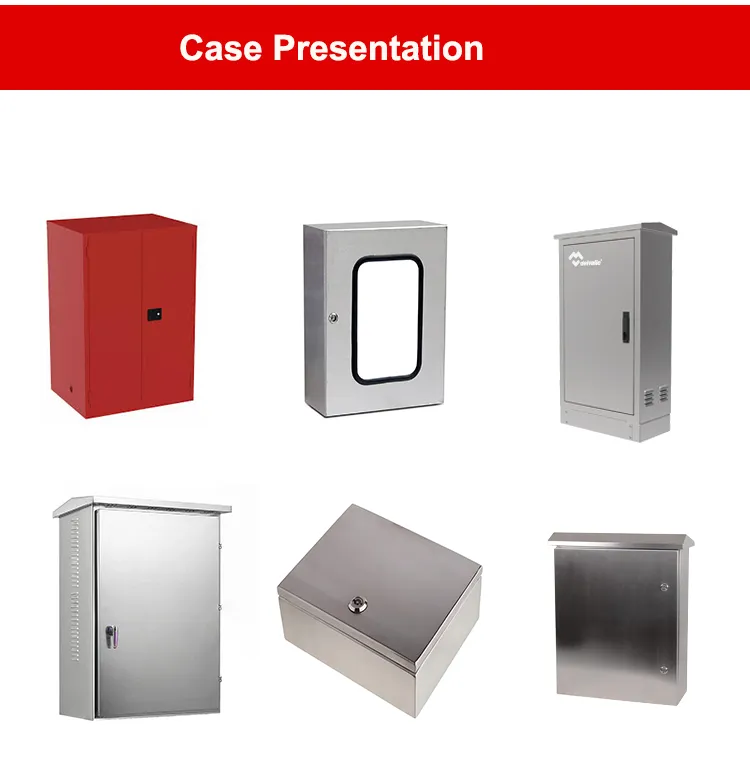 Electricity Meter Stainless Steel Aluminum Industrial Enclosure Main Electrical Switch Distribution Box
