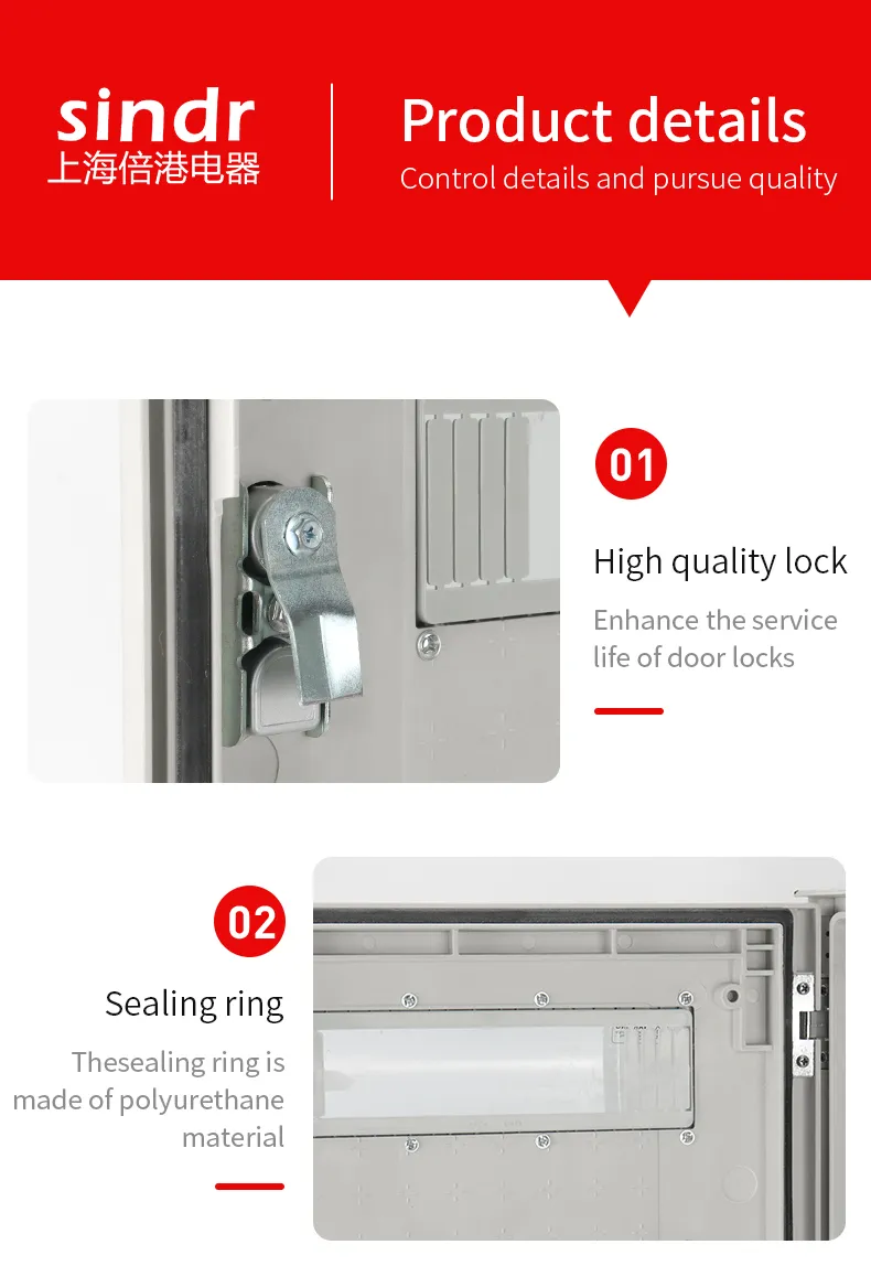 Fiberglass Power Distribution Cabinet Box Mount