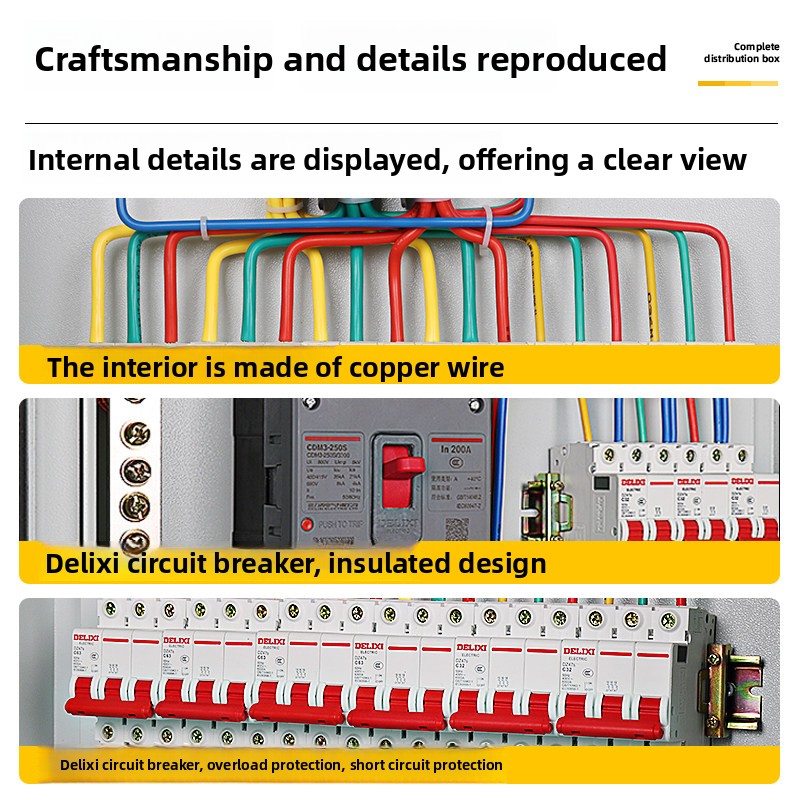 Customized Complete Set Distribution Box Single-phase Three-phase Four-wire 380V Open-mounted JXF 1 Model Factory Power