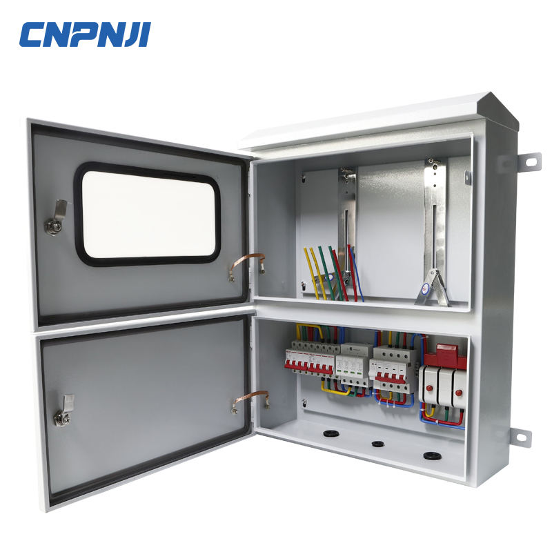 High Voltage Grid Connection Box 1500V 3-Phase Electrical Distribution Box Solar Array DC Combiner Box