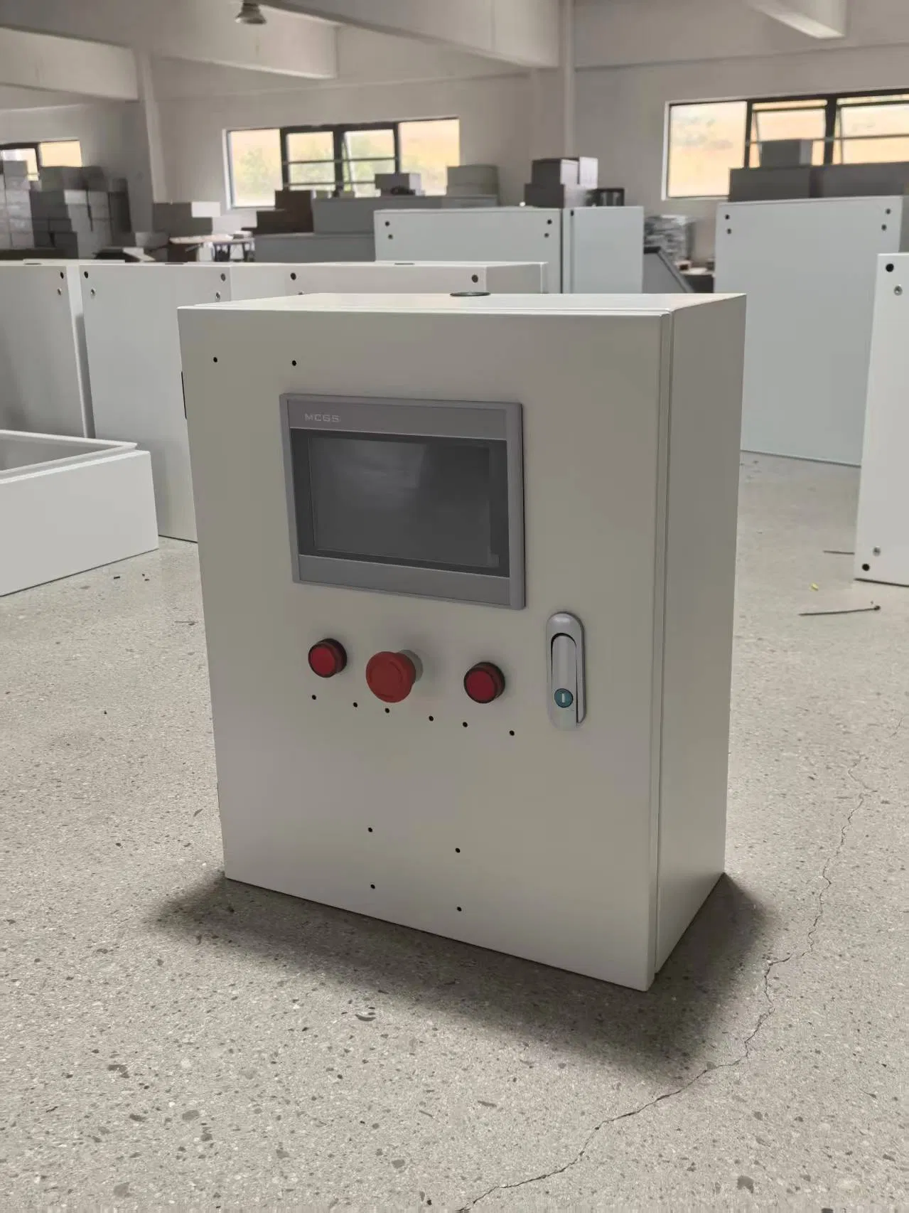 Ral7035 Powder Coated Wall Mounted Electrical Box for Machinery and Power Distribution