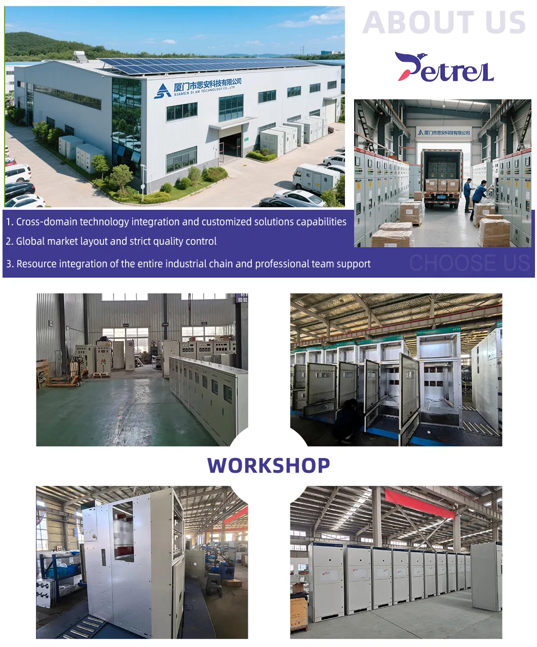 Premium Indoor Metal Electrical Distribution Panel with Meter Box