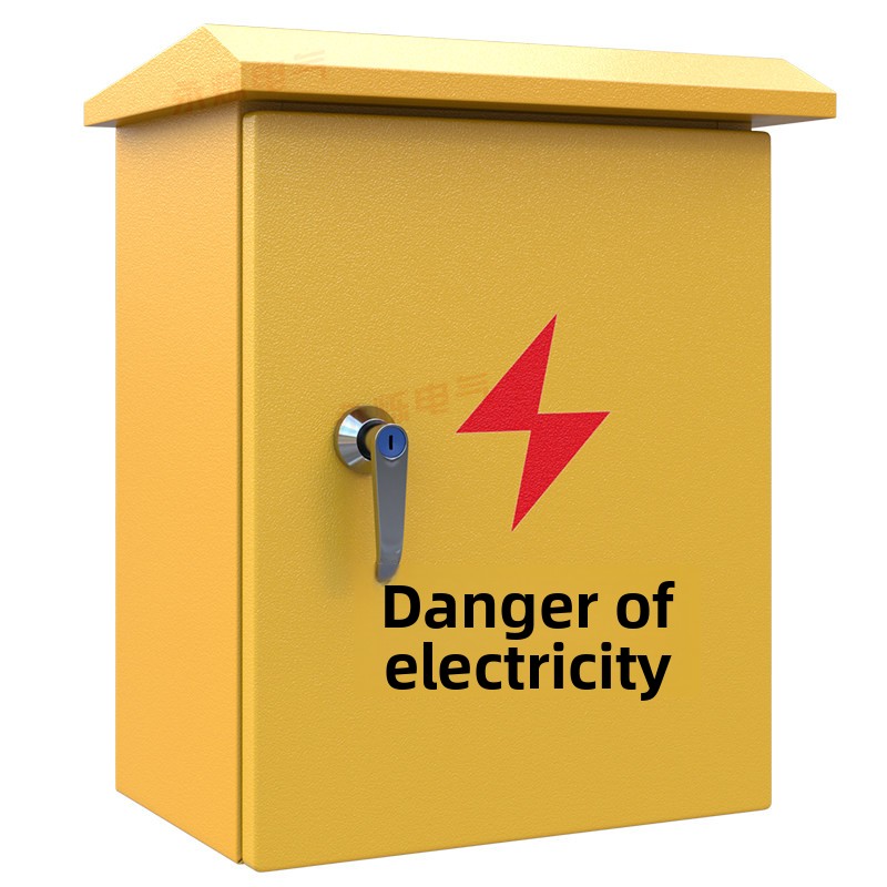 Outdoor Yellow IP30 400V Temporary Distribution Box For Construction Site With 50x40 And 80x60 Sizes