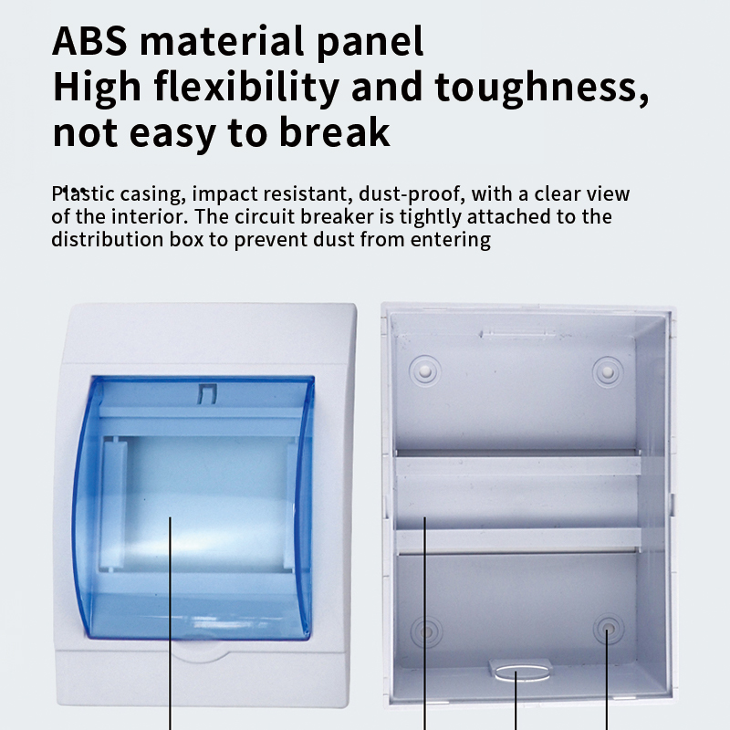 PZ30 Plastic Panel Distribution Box 8Way Waterproof Wire Box Household Electrical Distribution Box MCB Circuit Breaker Equipment