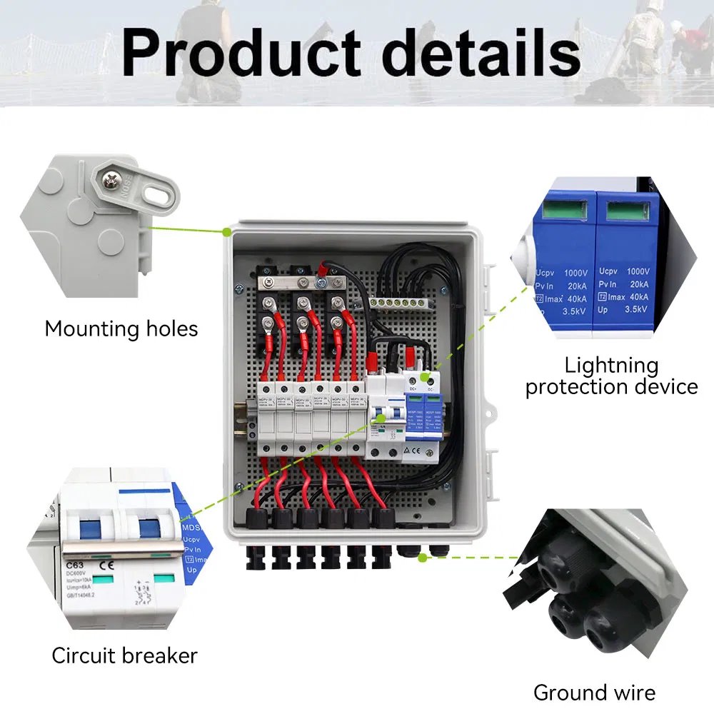 PV Enclosure Combiner Box Open View