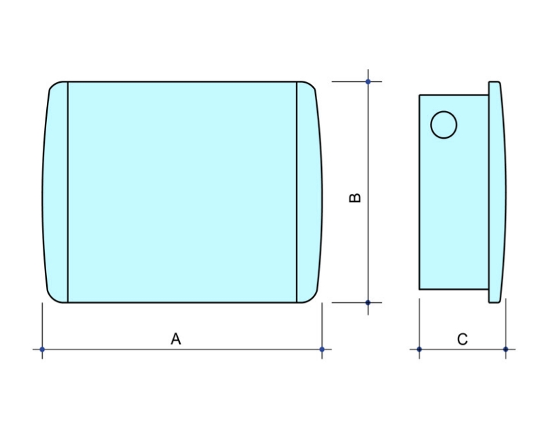 Humanized Design Modular Distribution Box Transparent Door Opening Available