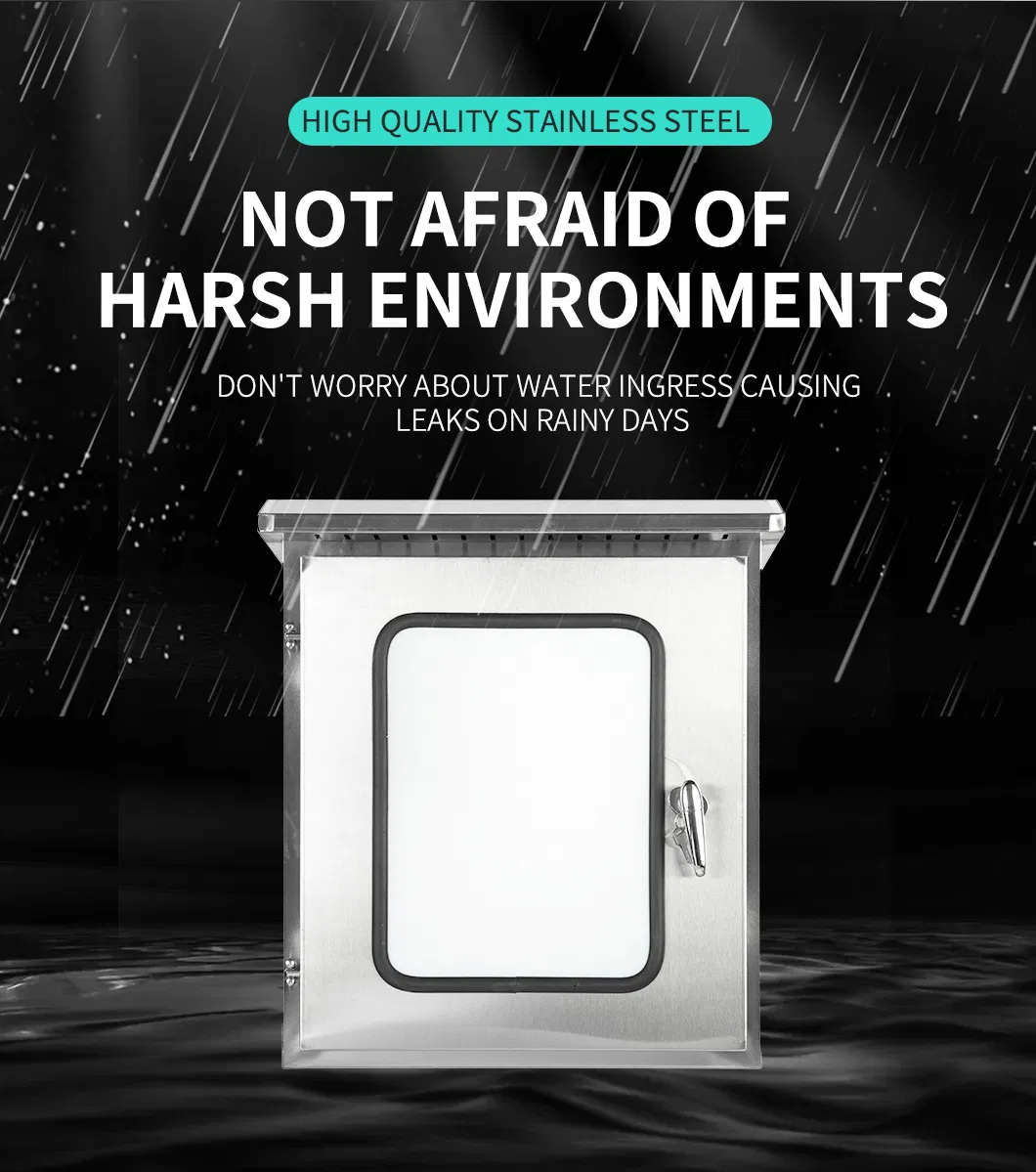 Outdoor Double-Layer Door Stainless Steel Distribution Box