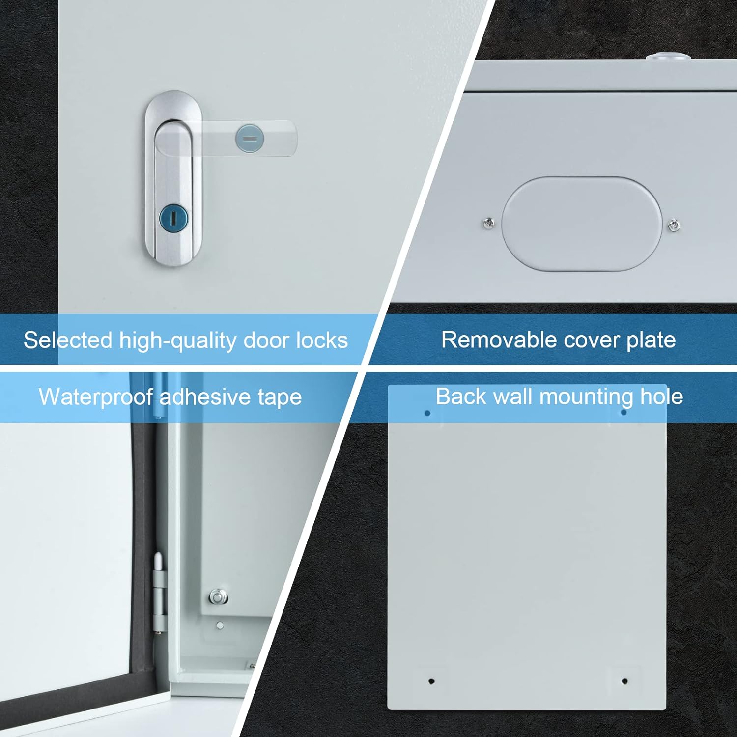 Fast Delivery Wall-mounted Power Control Box Outdoor Waterproof Stainless Steel Electrical Distribution Equipment