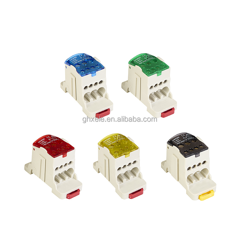 UKK-80A Distribution Block Power Connection Box Busbar Terminal Block Electrical Block