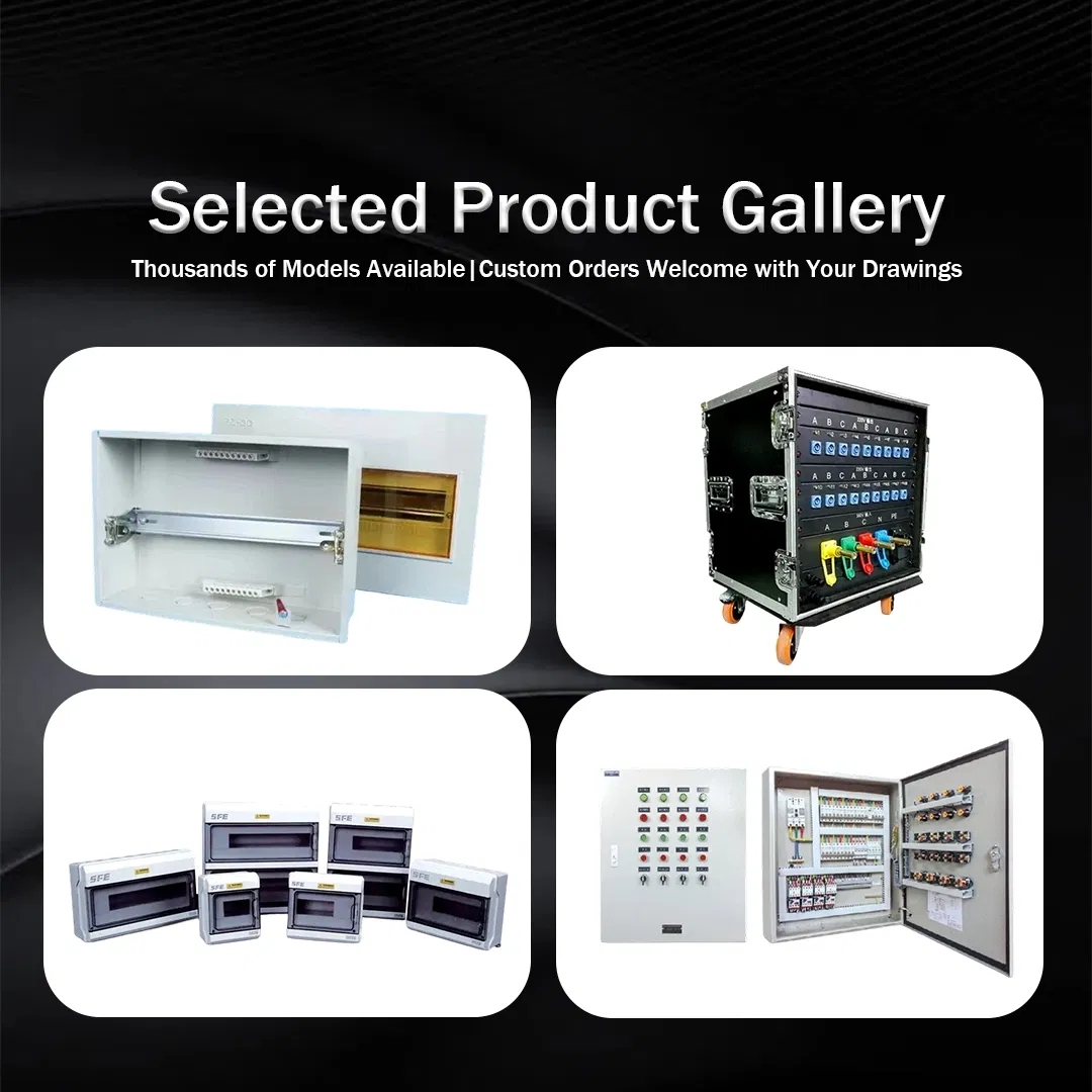 Wall Mount Electrical Power Distribution Box Compact Design for Residential and Commercial Use
