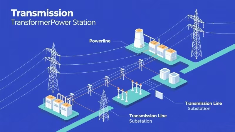 Complete Set of Industrial Outdoor Electric Power Transmission Distribution Boxes and Cabinets with IP55 Rating Certified Lock