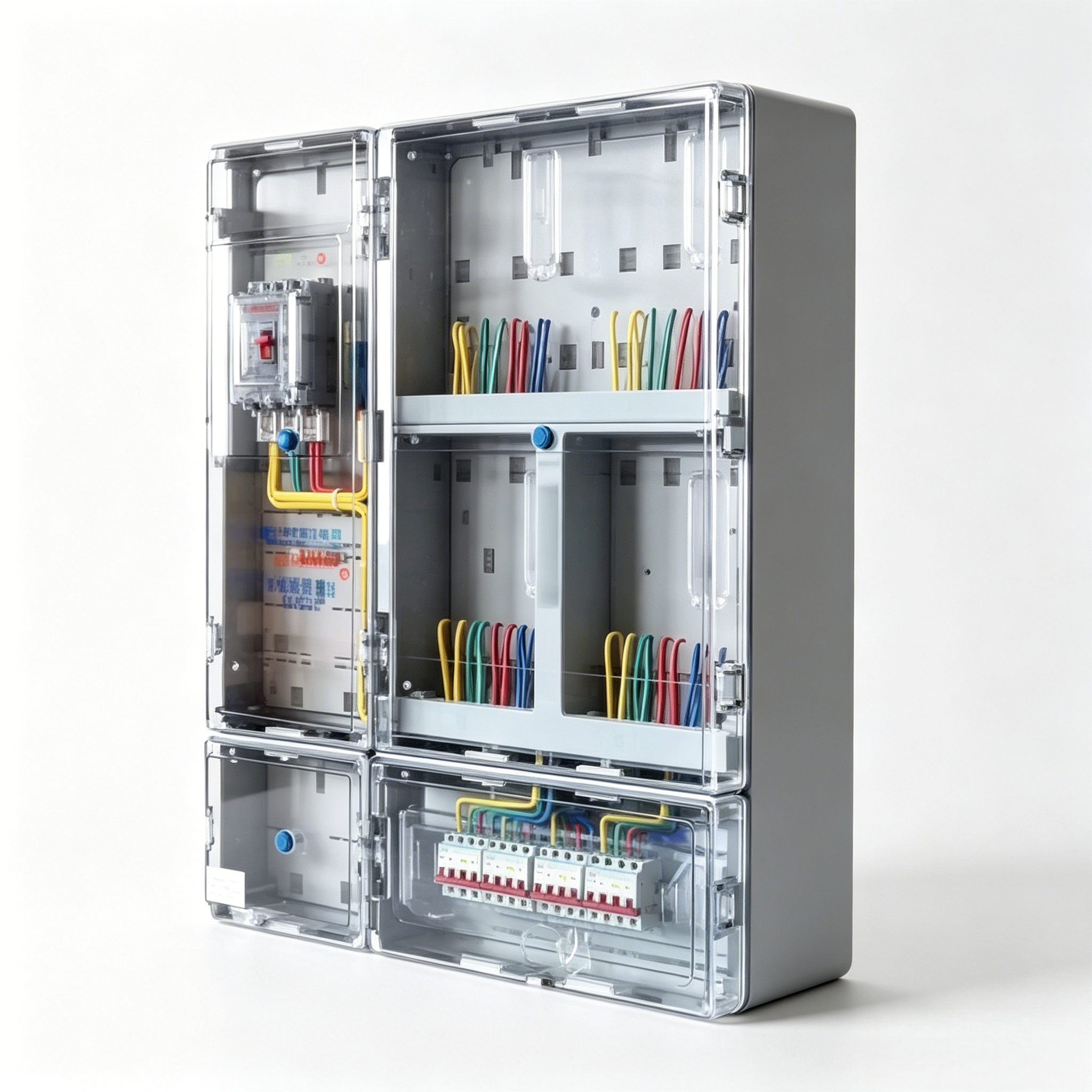 JXF IP30 200A 380V Distribution Box For Indoor/Outdoor Industrial Use ISO Certified