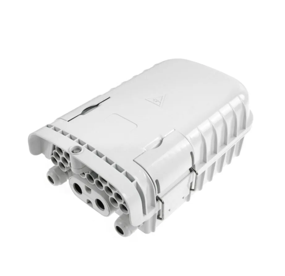 16 Ports Wall Mounted Fiber Optic Distribution Box with Mini or Lgx PLC Splitter