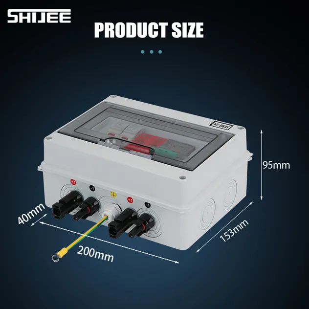 High Efficiency Photovoltaic Combiner Box Detail