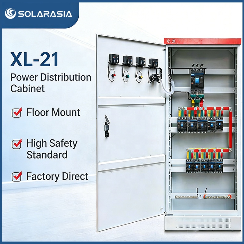 XL-21 Low Voltage Switchgear Distribution Cabinet Metal Enclosed Green Power Industrial Switchgear air Insulated Panel Boxes