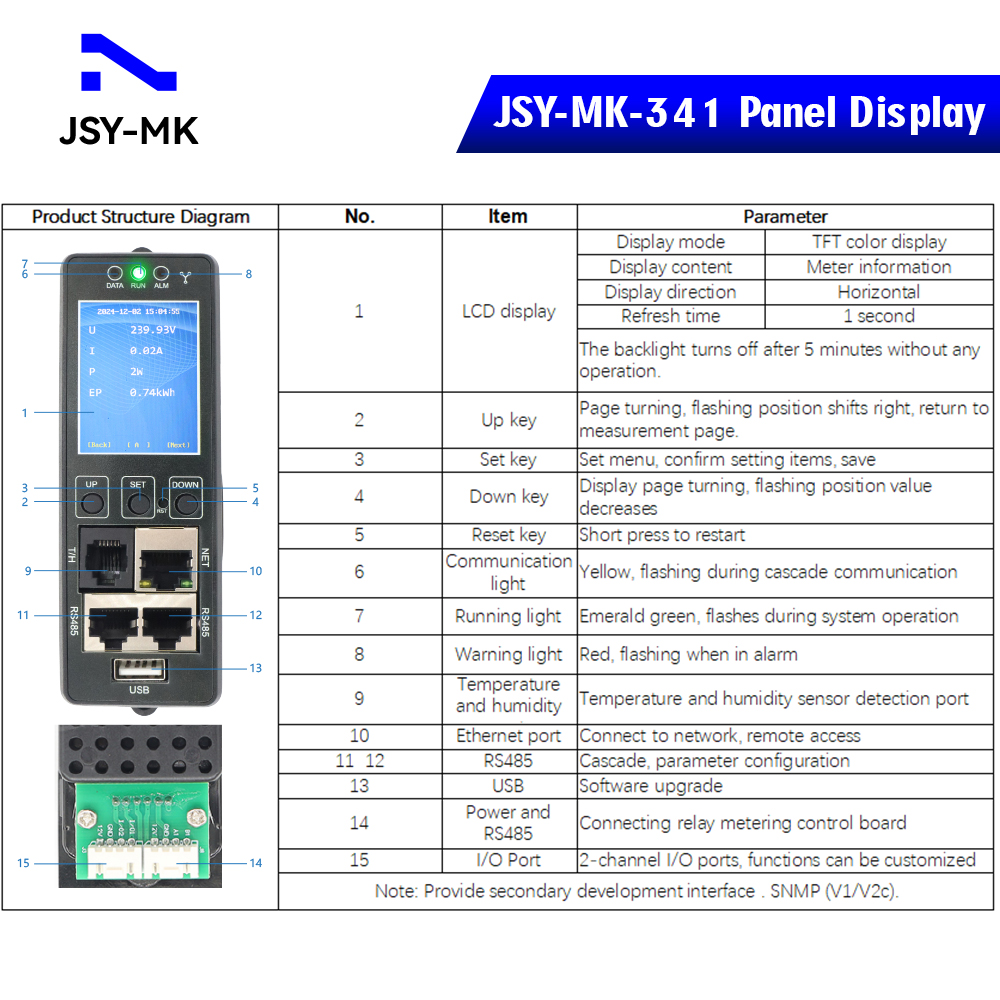 Smart Intelligent Meter PDU Module Three Phase Power Distribution Units Rack Socket For Switch Network Cabinet Data Center IPDU