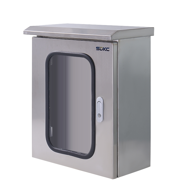 Outdoor High-Protection Double-Door Stainless Steel Distribution Box with IP66 Protection