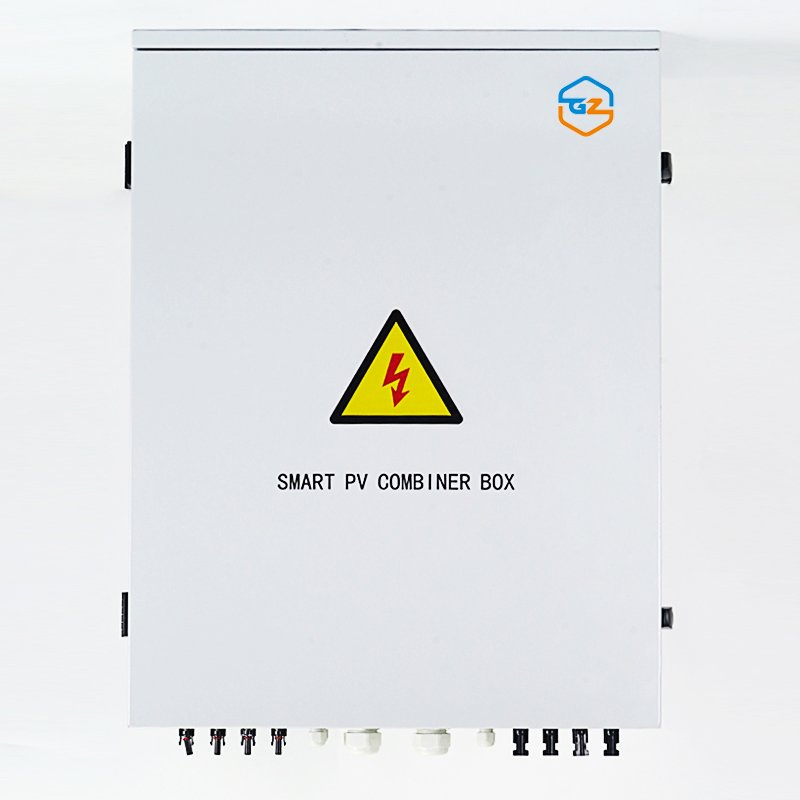 Solar PV Metal Combiner Box IP65 Outdoor Power Distribution Switch Boxes 4 in 1 out 2 4 6 8 Strings