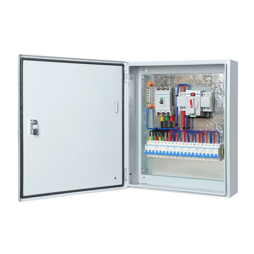 3 Phase Solar Power Electrical Distribution Box Stainless Steel Plastic Explosion Proof Solar DC 4 Way MCB Distribution Box