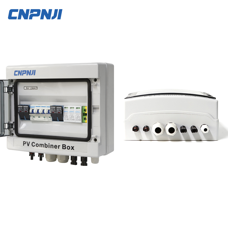 Cnpnji Power Distribution Box Smart Combiner Box for Solar Panel 2in 1out