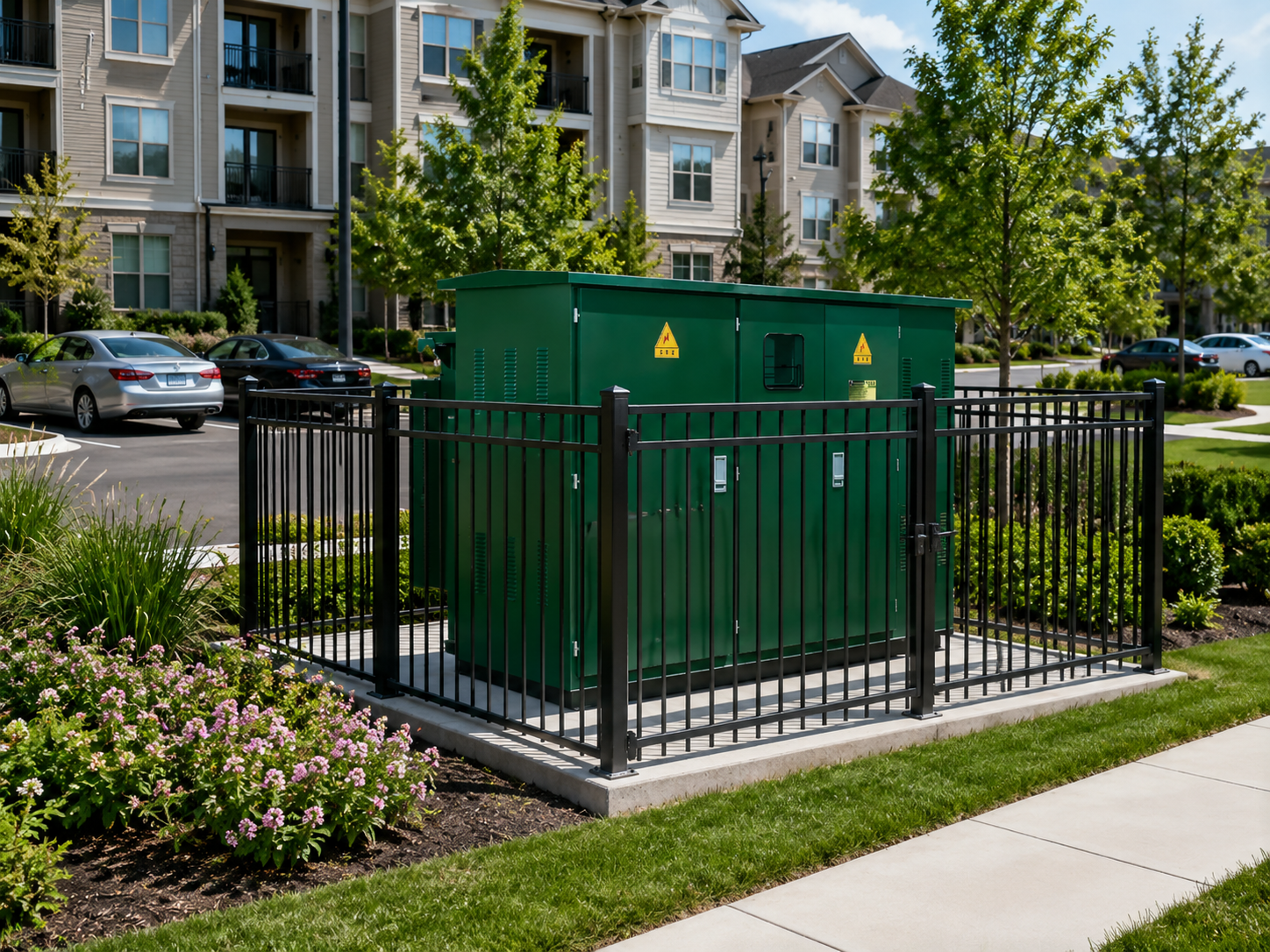 American-Style Pad-Mounted Outdoor Prefabricated Box Substation 24kV IP53 3150A 50/60Hz Power Distribution Equipment