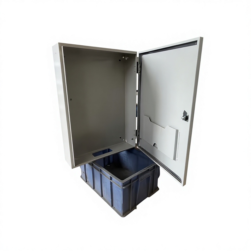 Wall-Mounted IP65 Power Distribution Box with Cold Rolled/Galvanized Steel Powder Coating Customizable Size/Color/Logo