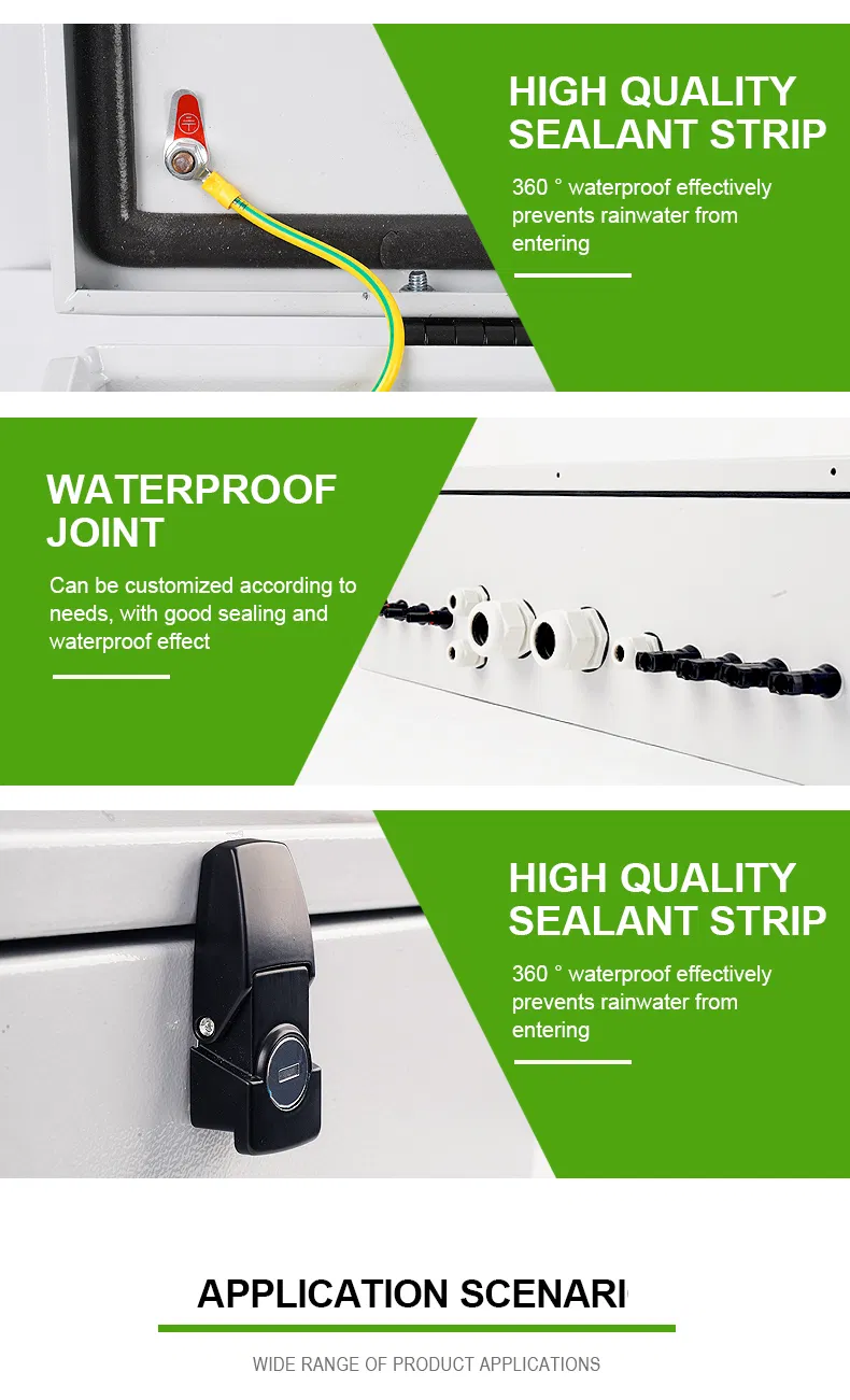 Solar PV Metal Combiner Box IP65 Outdoor Power Distribution Switch Boxes 4 in 1 out 2 4 6 8 Strings