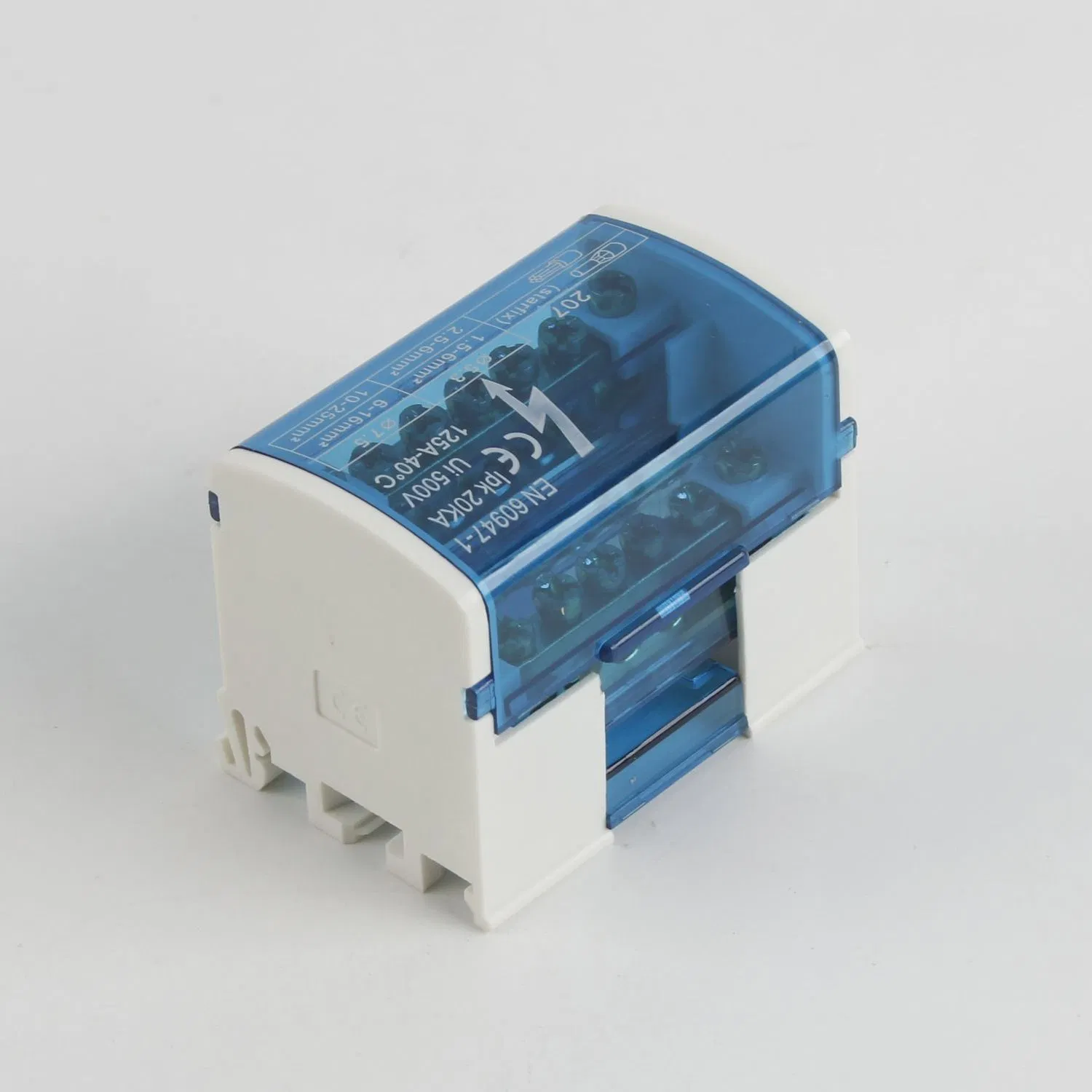 207 DIN Rail Electrical Junction Box Power Distribution Modular Terminal Block Connector
