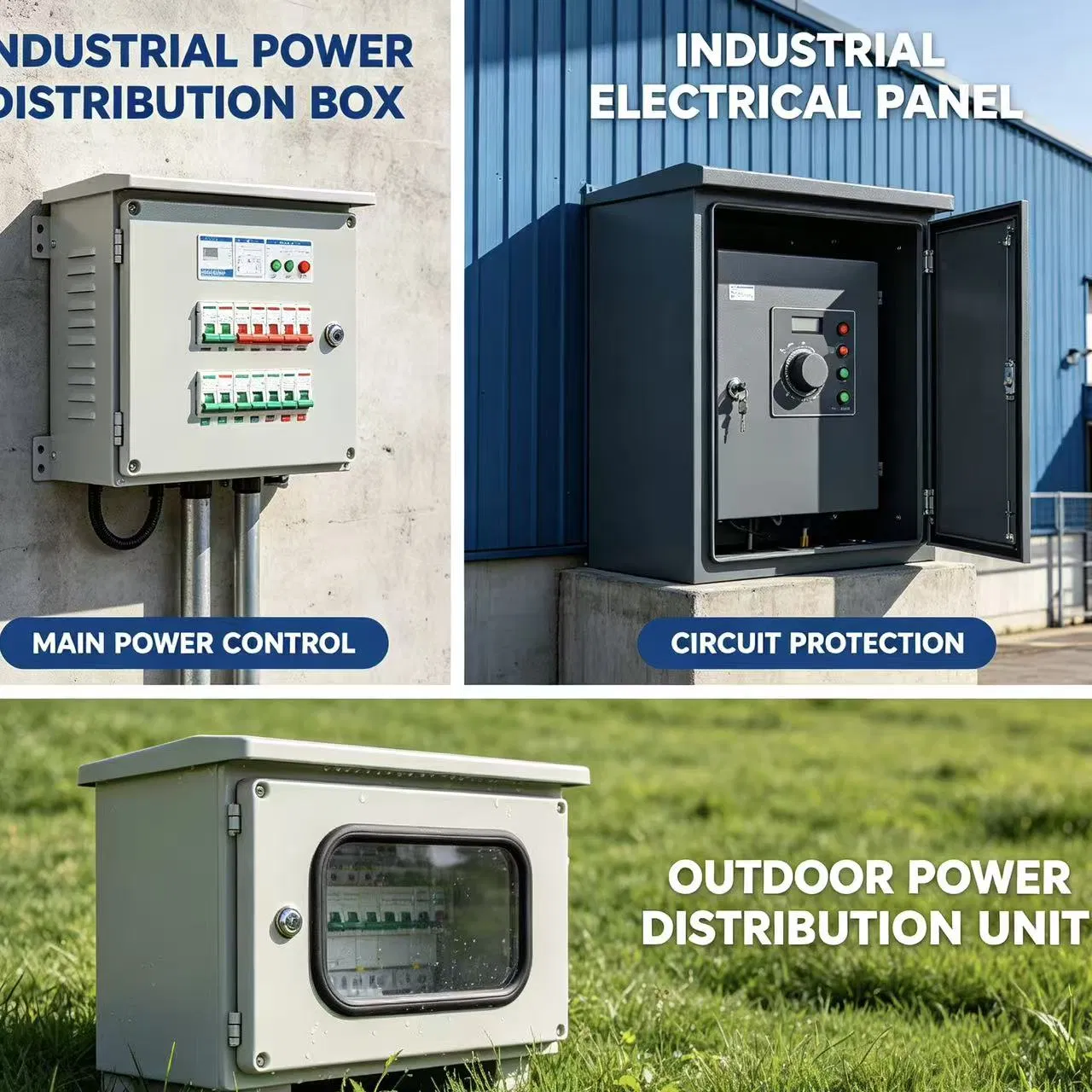 3 Phase Low Voltage Power Distribution Box 380V Industrial Factory