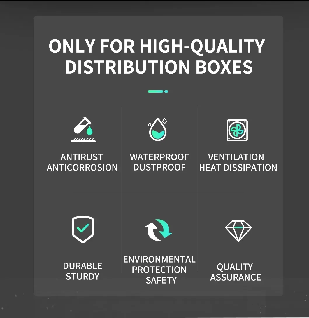 Outdoor Stainless Steel Power Distribution Cabinet Box, Outdoor Rainproof Box, Wall-Mounted Distribution Box Details