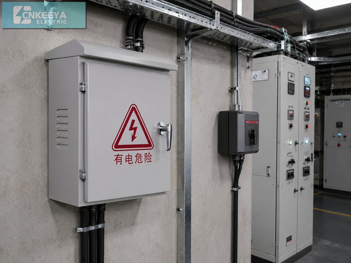 SS304 Stainless Steel Double Door 63A 400V/380V IP65 Indoor Electrical Distribution Box Cabinet