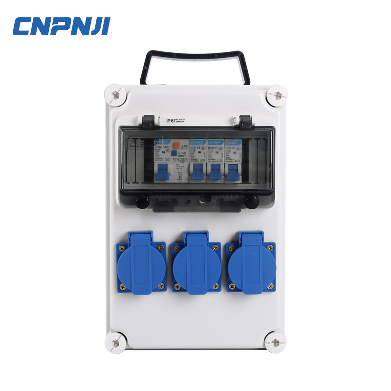 Portable Distribution Box Electrical Modular Panel Waterproof Socket Box