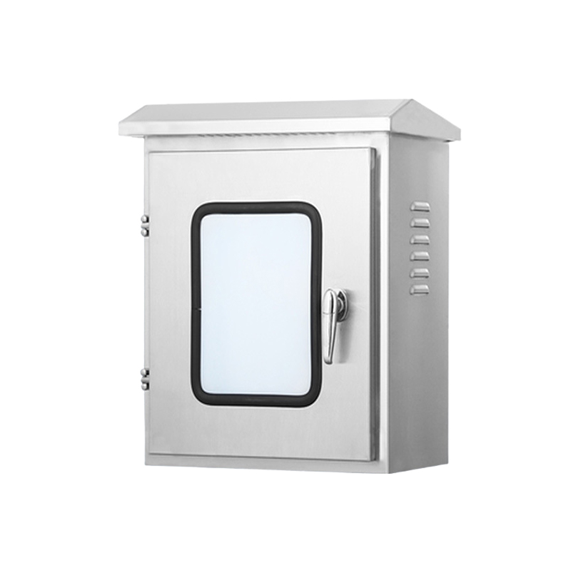 Custom Size Wall-mounted Rainproof Multifunction Stainless Steel Junction Box Enclosure IP66 Rating 8 Distribution Equipment