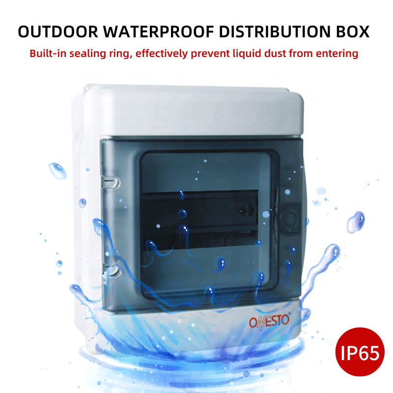 New Design Empty Combiner Box IP65 Outdoor Plastic Distribution Board 39way 3 Din Rail Electrical Distribution Boxes