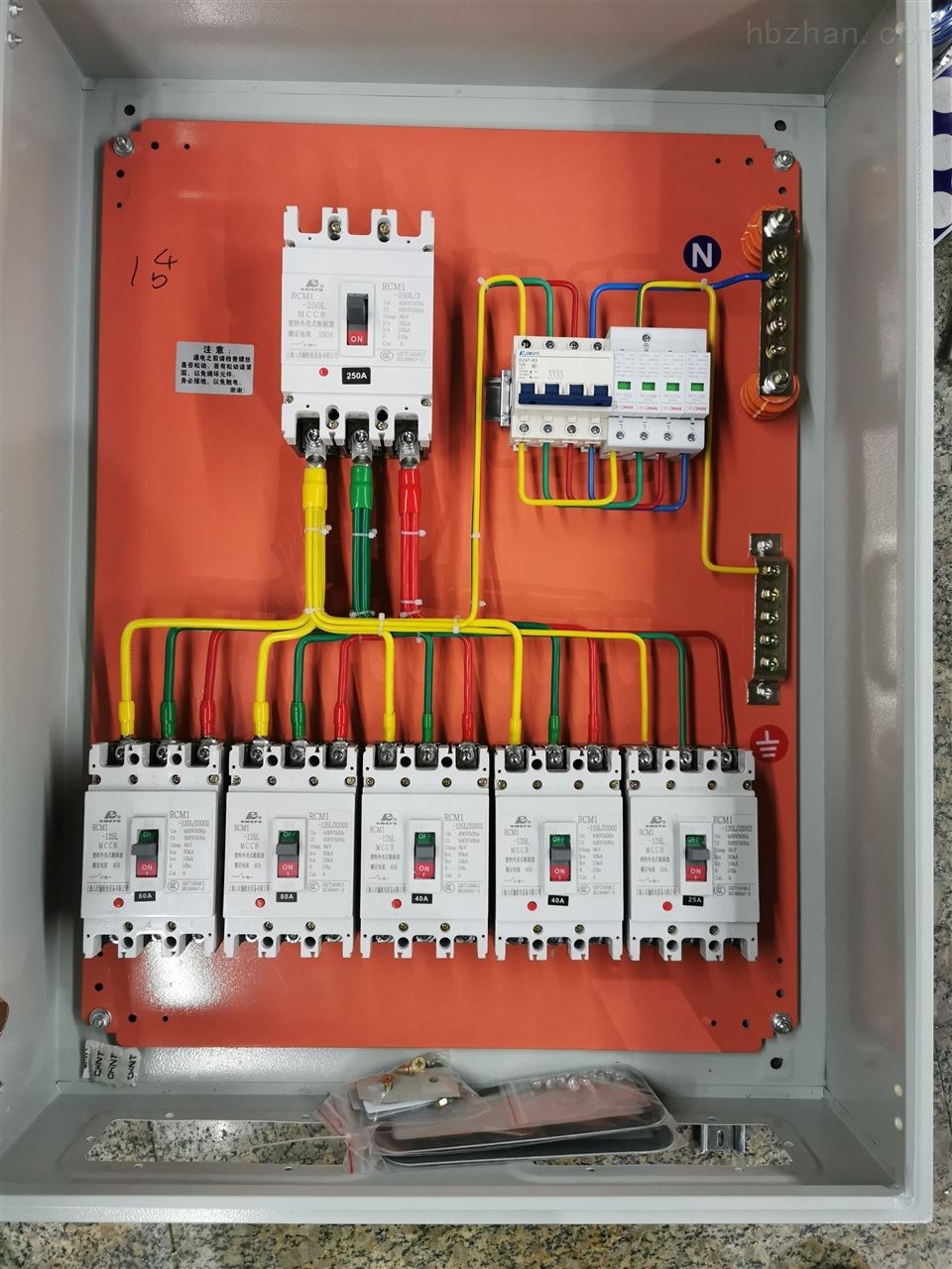Wall Mount Power Distribution Box Circuit Breaker Panel Mini Sub Board Residential Light Commercial Steel Enclosure