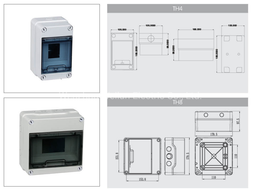 Electric Distribution Box Residential Switchboard