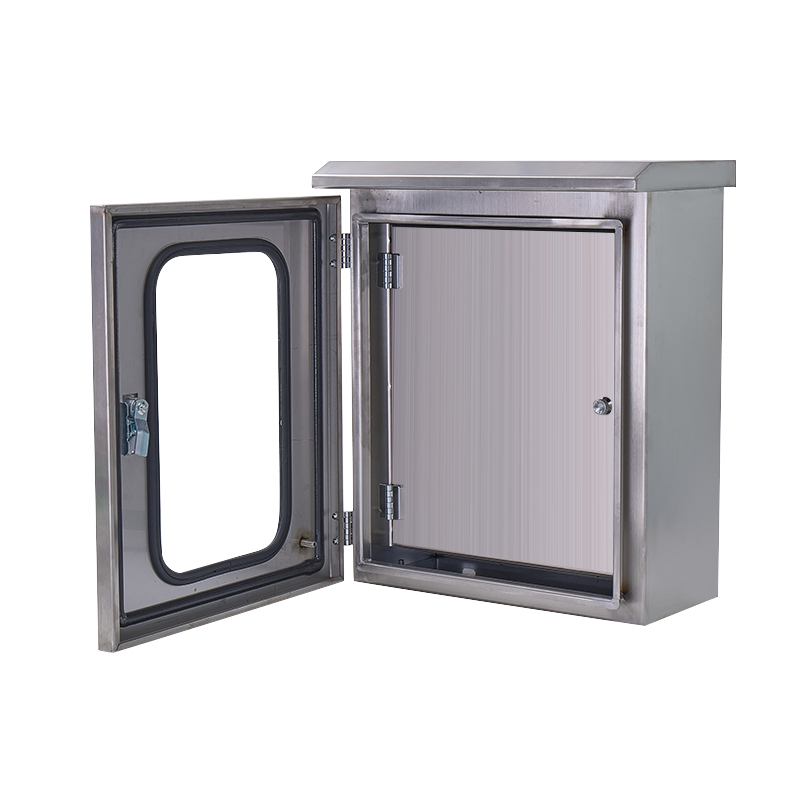 Outdoor High-Protection Double-Door Stainless Steel Distribution Box with IP66 Protection