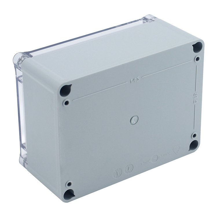 160X120X75mm OEM Medium Size Low-Voltage Electronic ABS Housing IP66 65 Outdoor Waterproof Plastic Power Switch Distribution Box