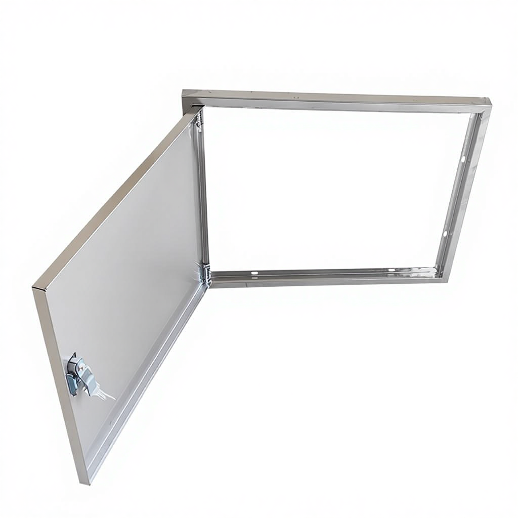 Stainless Steel 1.0mm Thick IP4X Access Cover Plate Interior Embedded Distribution Box Housing