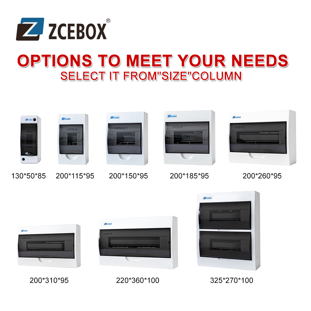 ZCEBOX Main Switch Box Complete Electrical Rcb Mcb Box Factory Distribution Box