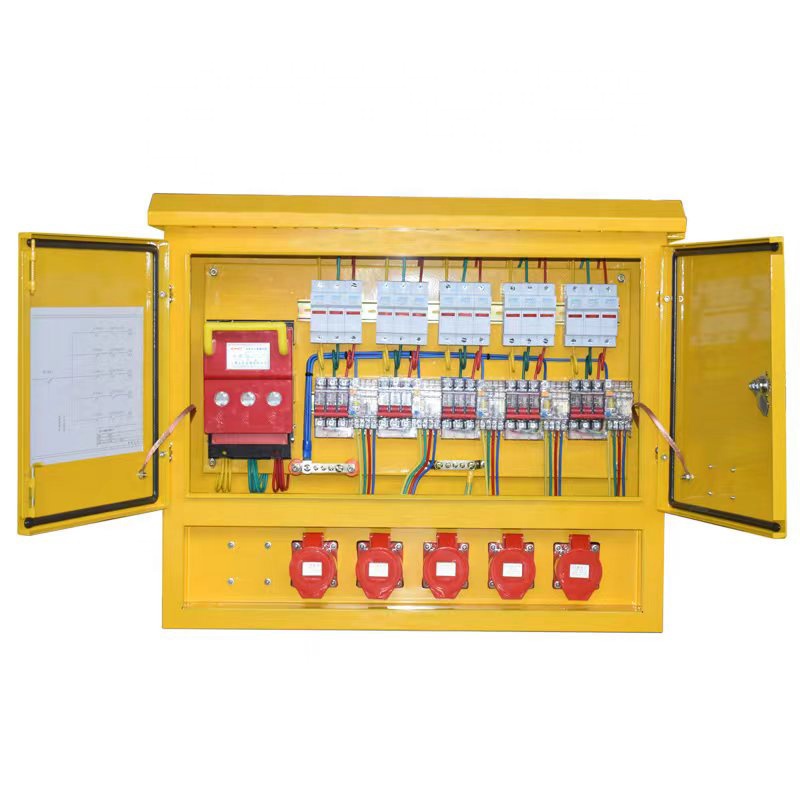 Temporary Mobile Outdoor Distribution Box for Construction Tower Crane Level I-III 630A Special Power