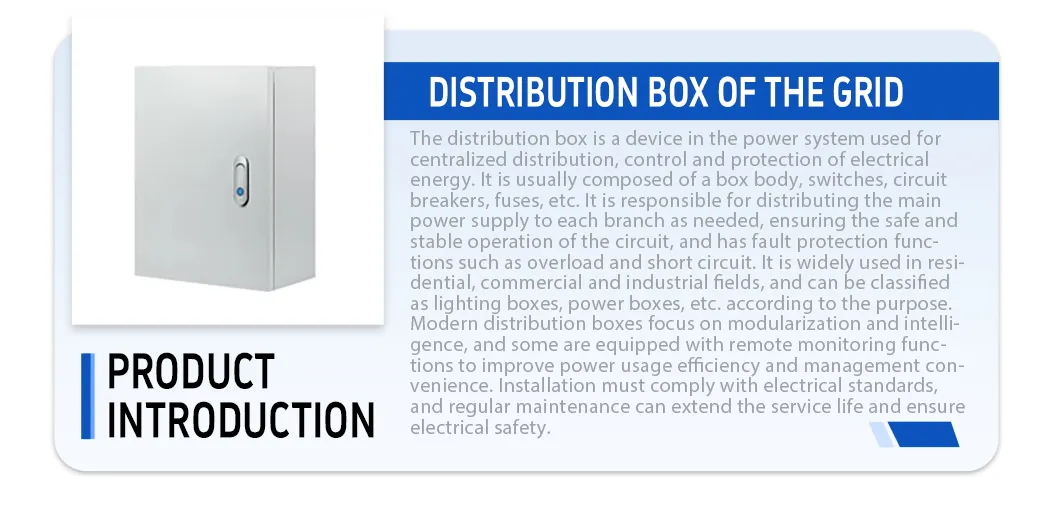 High-Performance AC Voltage Distribution Box for 400V/230V Systems