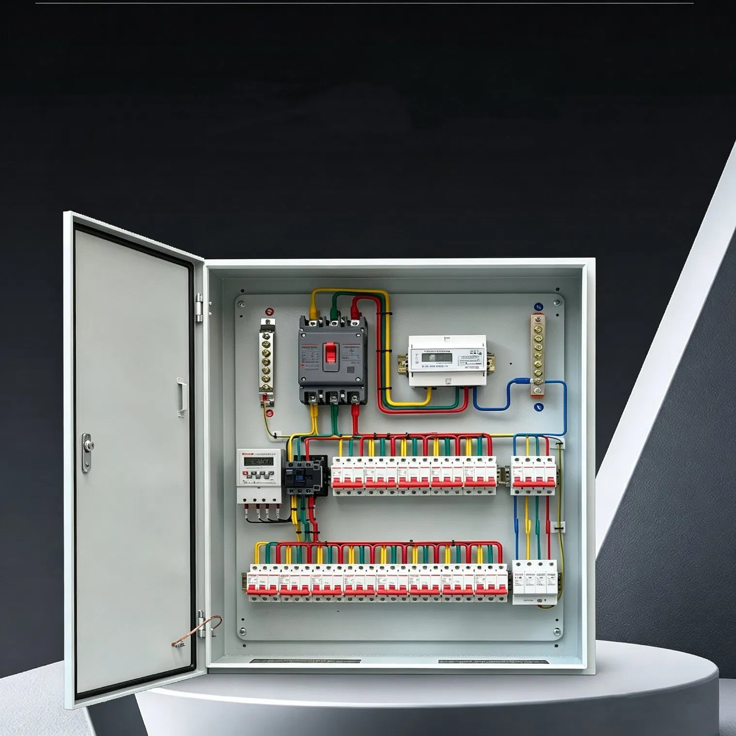 Indoor Distribution Box Household Surface-Mounted Meter Monitoring Electrical Control Power Cabinet Box