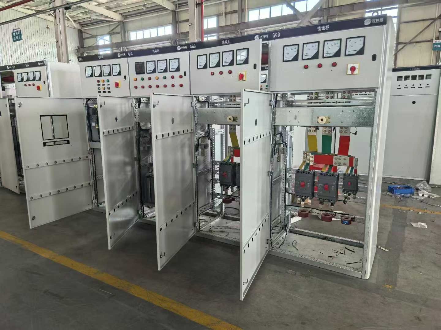 Indoor Complete Power Switchgear Low-voltage Distribution Box Temporary Use Construction Sites XL-21 220V 220A Customized Wuhan