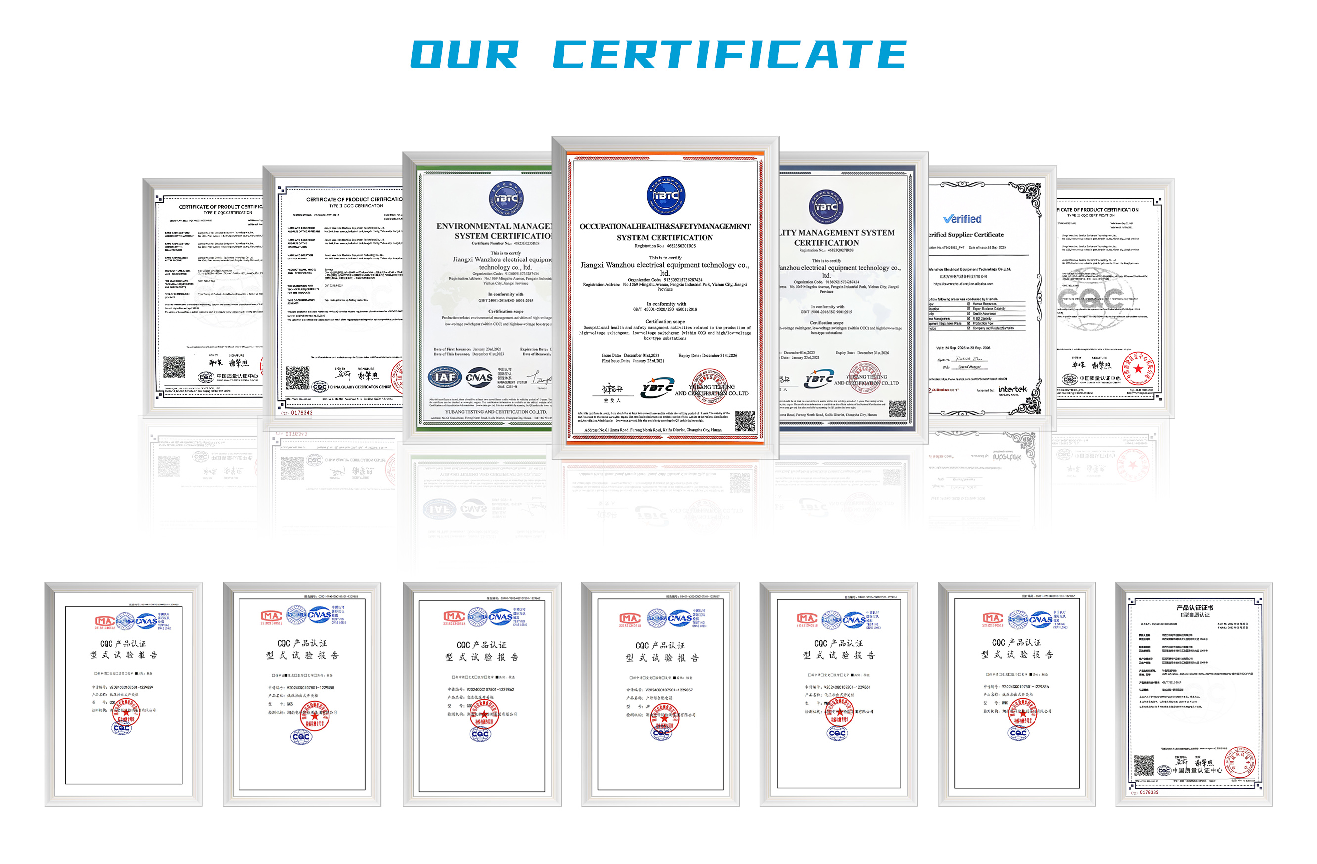 Certificates