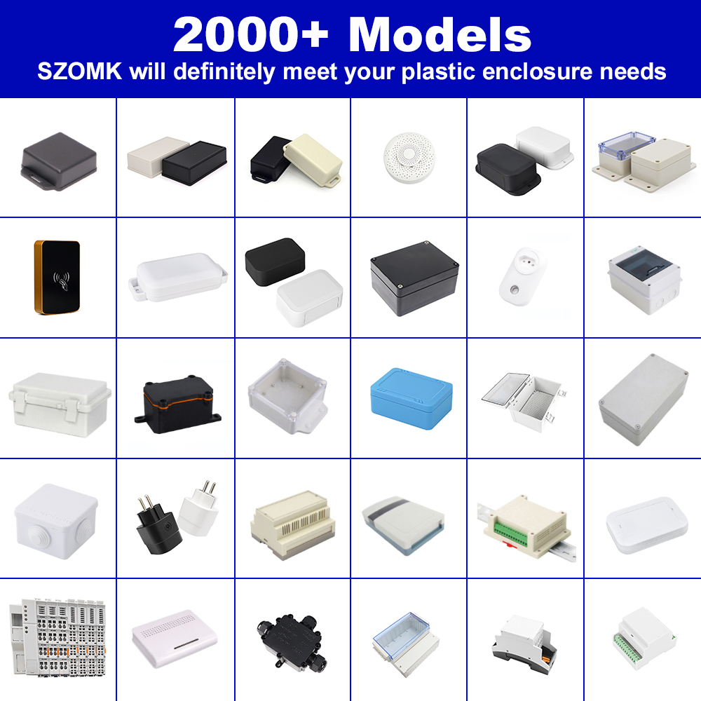 Szomk Housing Access Control GPS Network Iot Outdoor Waterproof Distribution Box Handheld Plastic Electric Instrument Enclosure