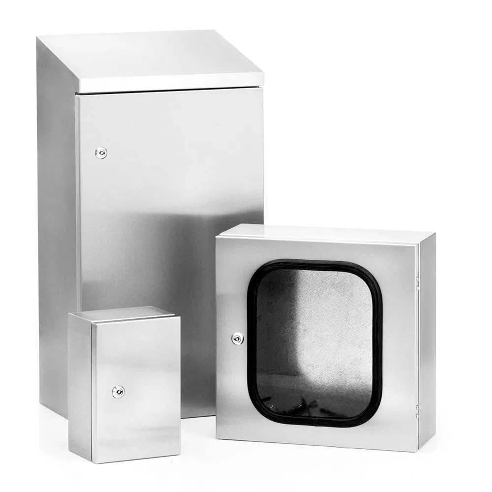 Electricity Meter Stainless Steel Aluminum Industrial Enclosure Main Electrical Switch Distribution Box