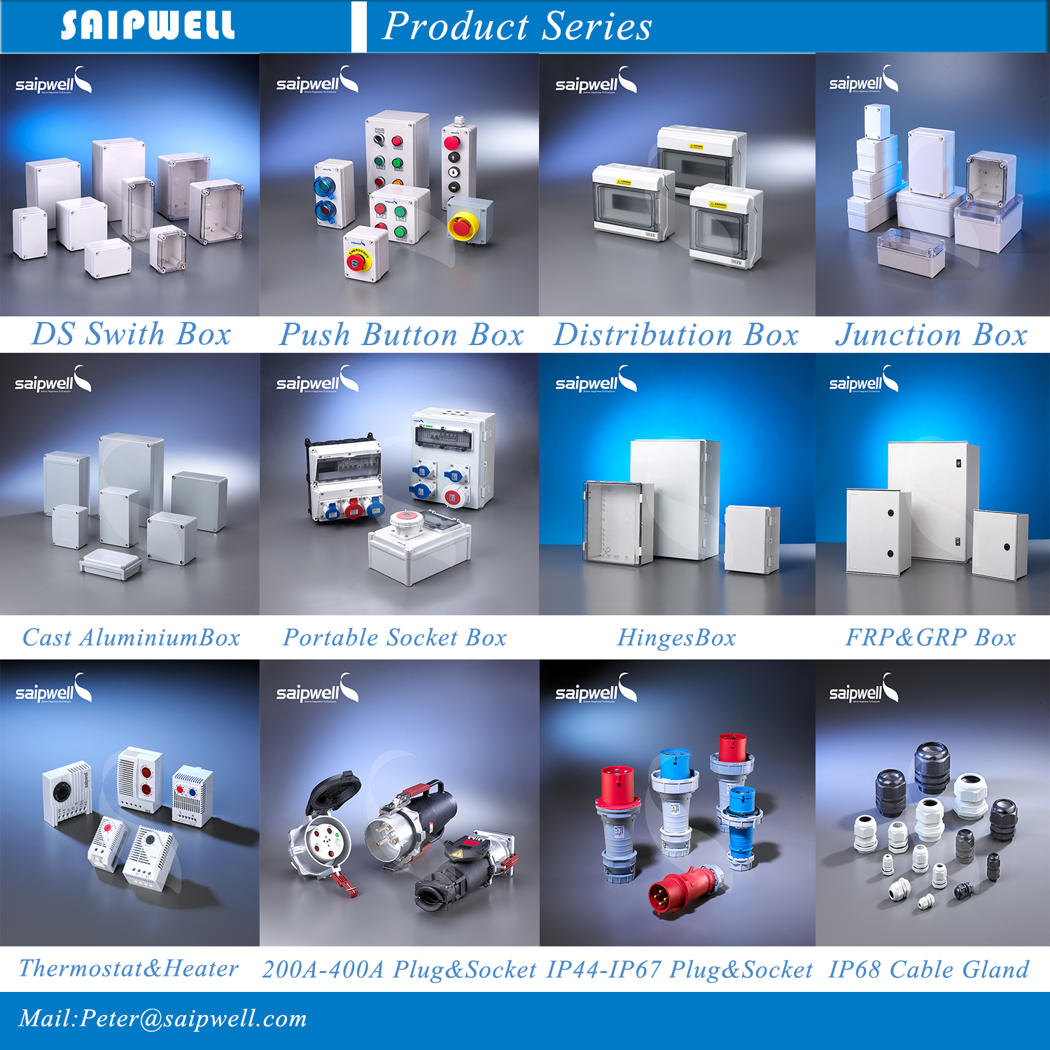 Stainless Steel Outlet Box Close-Up