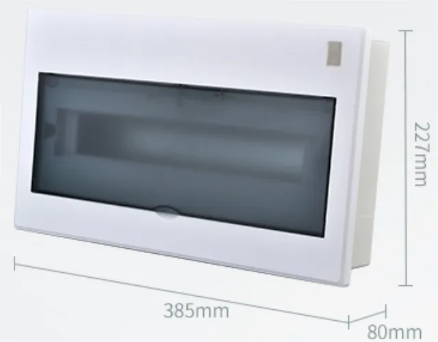 China Factory Direct Sale IP40 Wall Mounted ABS Plastic Quality Safety Durable Electrical Power 32 Way Distribution Box