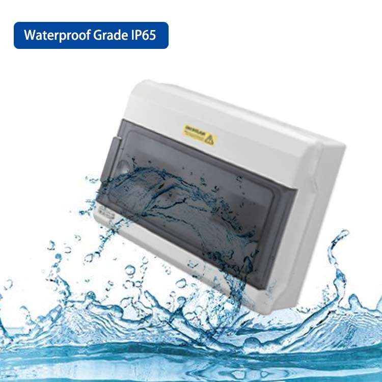 Outdoor IP65 Waterproof ABS 4/6/9-Way Distribution Box Indoor Power MCB Junction DB Enclosure Solar Electrical Equipment